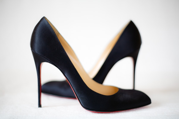 buty dla panny młodej seksowne czarne wysokie louboutin