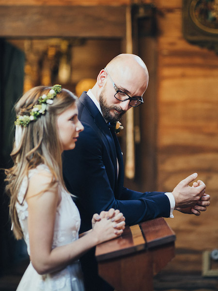 Ślub Kościelny Fotografia Ślubna Kościół Drewniany Czerlejno