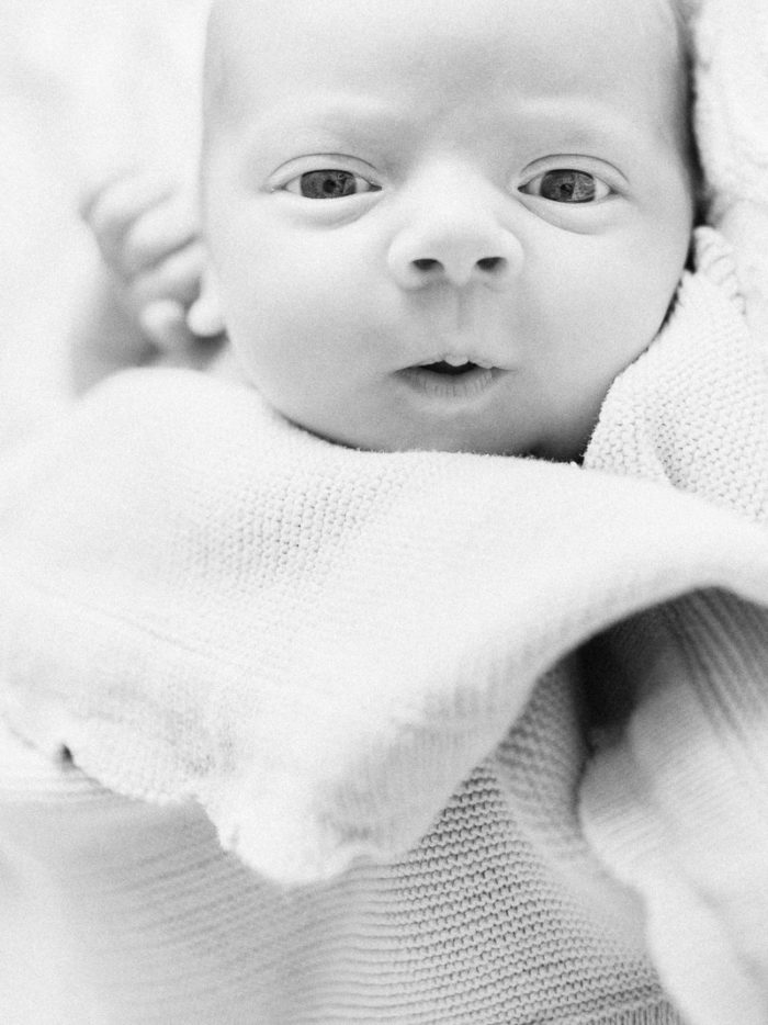 Portret Noworodka Artystyczna Fotografia Rodzina